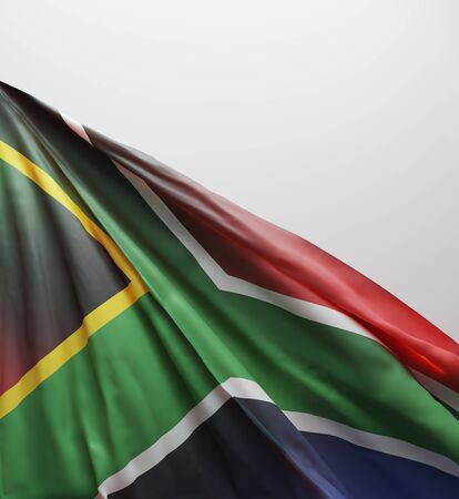  South African Flag, South Africa National Colors Background  <<3D Rendering>>の写真素材