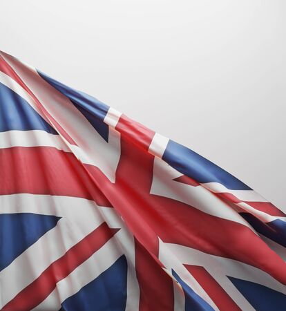  United Kingdom Flag, Uk National Colors Background  <<3D Rendering>>の写真素材