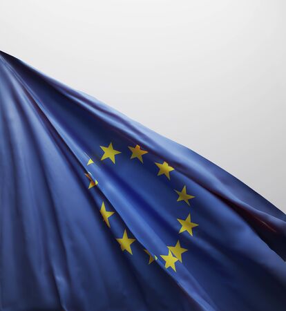  European Union Flag, Europe National Colors Background  <<3D Rendering>>の写真素材