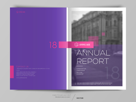 Cover design annual report, flyer, brochure.のイラスト素材