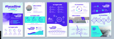 Landing Page Design from Website. Template Vector Business Interface. Landing Web Page UI UX Design....