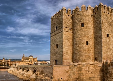 Roman bridge of Cordoba in Spain のeditorial素材