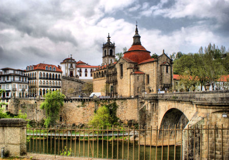 Bridge, River Tamega  The Monastery Of Sao Goncalo in Portugal