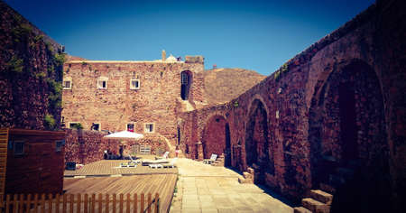 Fort of St John the Baptist in Berlenga island, Portugalのeditorial素材