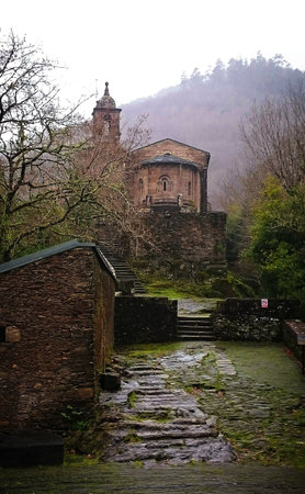 Monastery of Caaveiro in Galicia, Spain