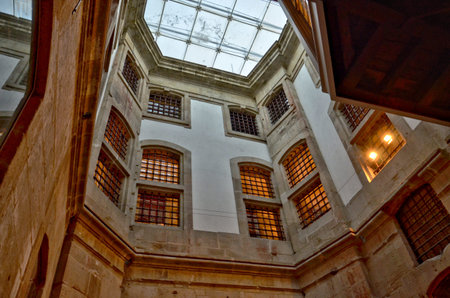 Inside Centro Portugues de Fotografia in Oporto, north of Portugalのeditorial素材