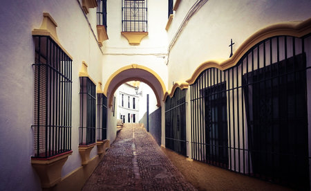 Exploring Ronda: Architecture, History and Breathtaking Views of Andalusia, Spainの写真素材