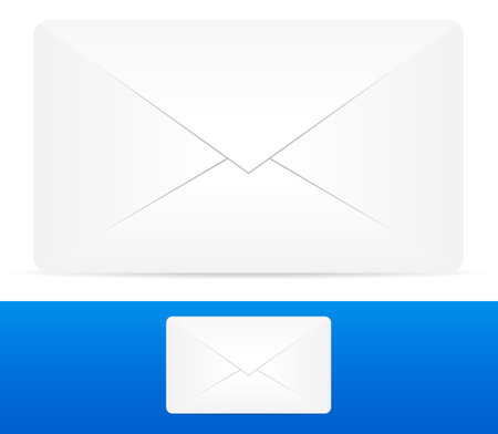 Clean, simple mail iconのイラスト素材