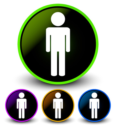Man, figure pictogramのイラスト素材