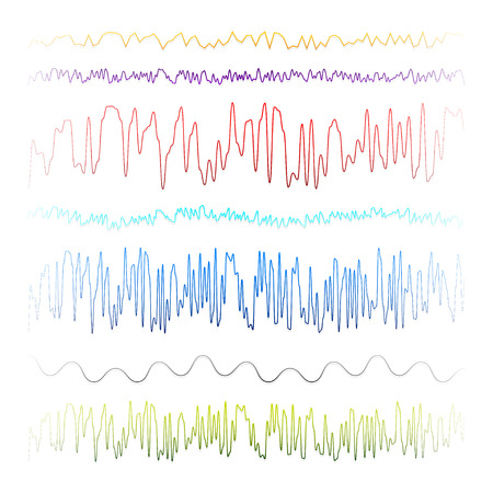 Abstract lines vector のイラスト素材