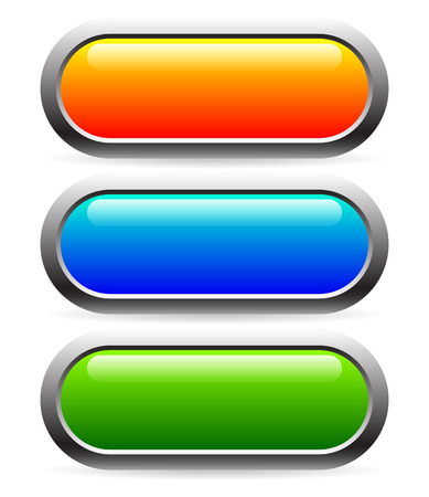 Bold, glossy button or banner backgroundsのイラスト素材