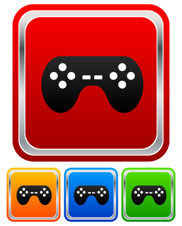 Illustration of game controllers, remotes. Pc, console gamingのイラスト素材