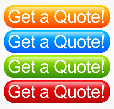 Vivid quote buttonsのイラスト素材