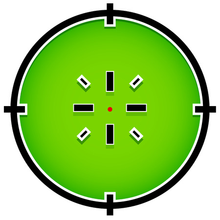 Crosshair, reticle graphicsのイラスト素材