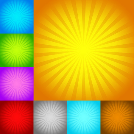 Rays, starburst backgroundsのイラスト素材
