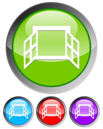 Window icon seriesのイラスト素材