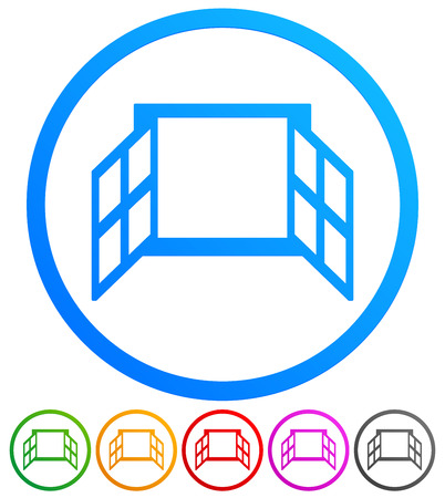 Window icon seriesのイラスト素材