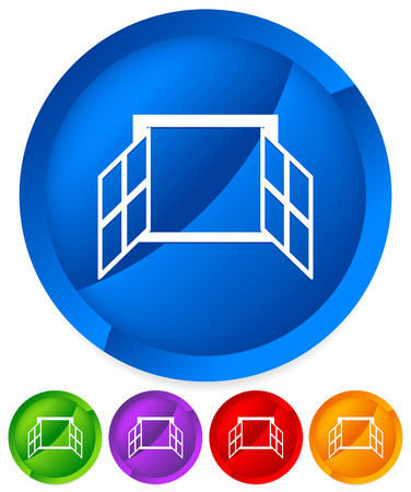 Window icon seriesのイラスト素材