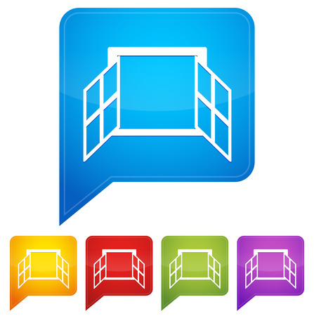 Window icon seriesのイラスト素材