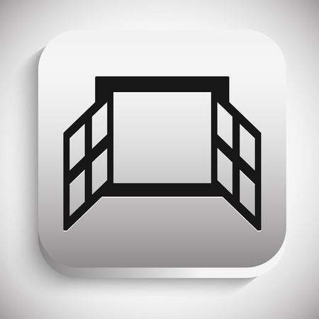 Window icon seriesのイラスト素材