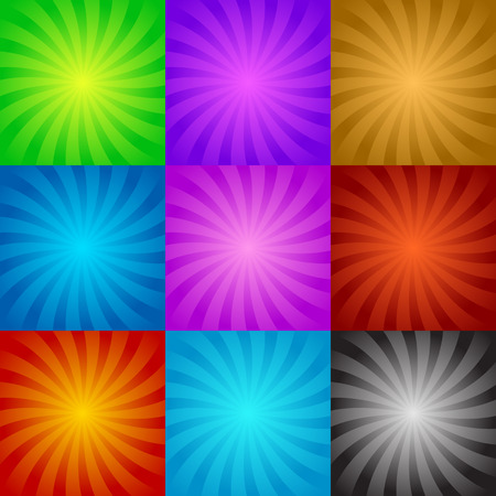 Bursting, twisted rays. Converging lines.のイラスト素材