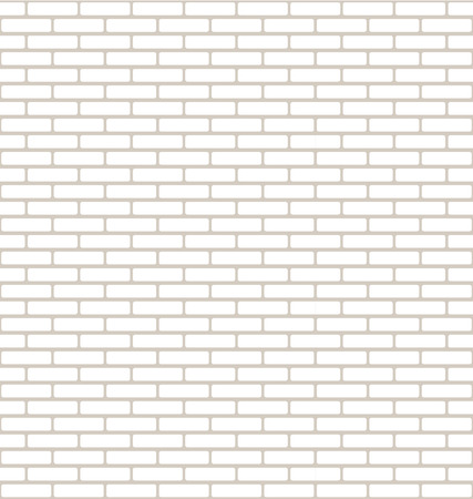 Brick Wall Texture with Small Bricks in White and Light Brownのイラスト素材