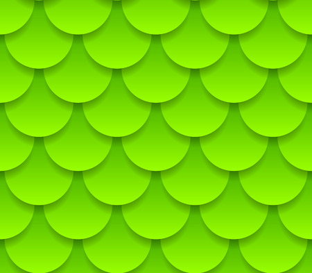 Overlapping circle shapes repeating pattern. Vector graphics.のイラスト素材