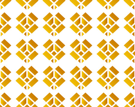Seamless pattern of open isometric cardboard boxesの写真素材