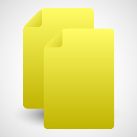 Graphics with pair of dog earred pages vector illustrationの写真素材