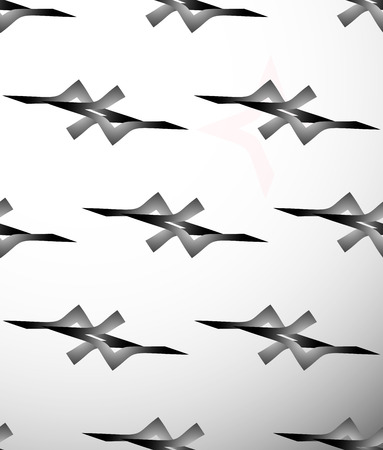 Seamlessly repeatable artistic pattern, background. Abstract vector.の写真素材