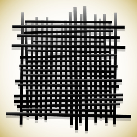 Abstract lines pattern. Randomly placed, intersecting lines.のイラスト素材