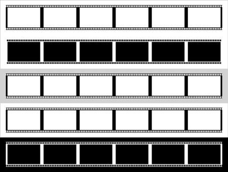 Film strip vector graphics for photography conceptsのイラスト素材