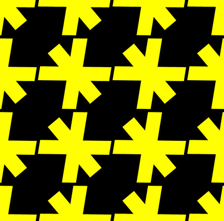 Seamlessly repeatable pattern with cross shapes. editable vector.のイラスト素材