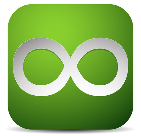 Infinity symbol. Eeverlasting, infinite or cycle, continuity themes.のイラスト素材