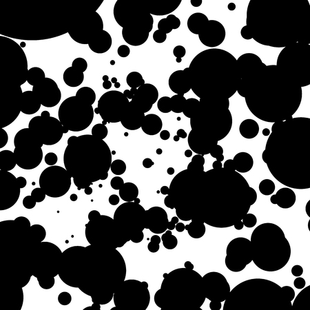 Random, scattered circles texture, pattern. Abstract background.のイラスト素材