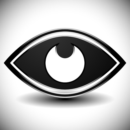 Eye graphic. Vision, seeing, sight, observation. Vector.のイラスト素材