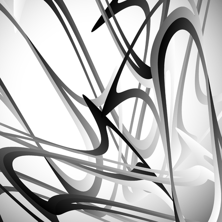 Abstract background, pattern with wavy, amorphous lines. Vector art.のイラスト素材