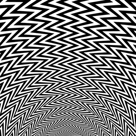 Abstract starburst background with zigzag, wavy linesのイラスト素材