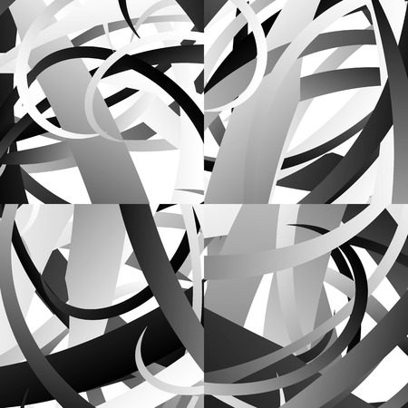 Abstract artistic monochrome background, pattern. Editable vector.のイラスト素材