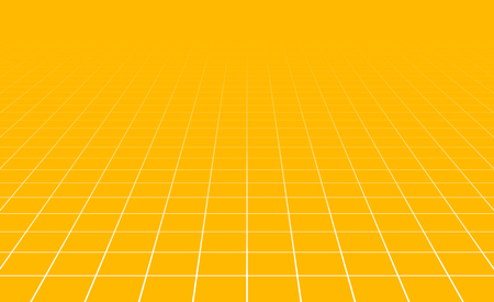 Fading and vanishing grid, mesh 3d abstract backgroundのイラスト素材