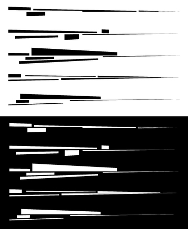 Set of abstract hitech, digital lines, dividersのイラスト素材