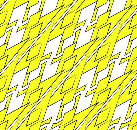 Abstract yellow / neon background pattern. Seamlessly repeatable.のイラスト素材