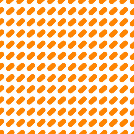 Simple pattern with rounded rectangle shapes. Seamlessly repeatable.のイラスト素材