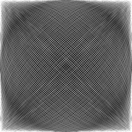 Spherical, globular intersecting lines. Grid, mesh with convex distortionのイラスト素材