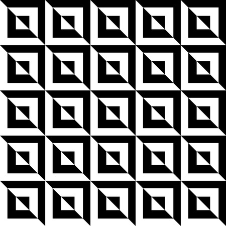 Contrasty marble texture like seamlessly repeatable tiles. Abstract monochrome background - pattern. Black and white bevel, emboss illusion.のイラスト素材