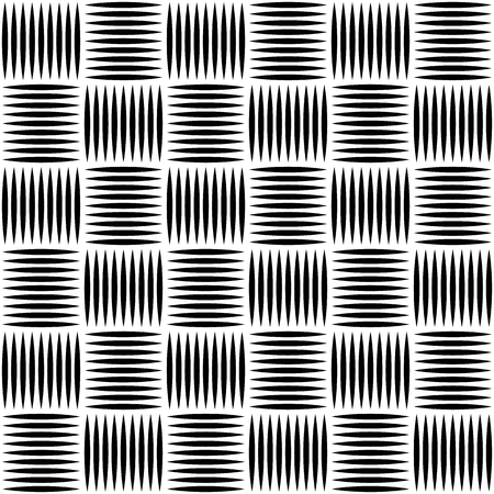Pointed lines repeatable seamless pattern. Monochrome abstract background.のイラスト素材