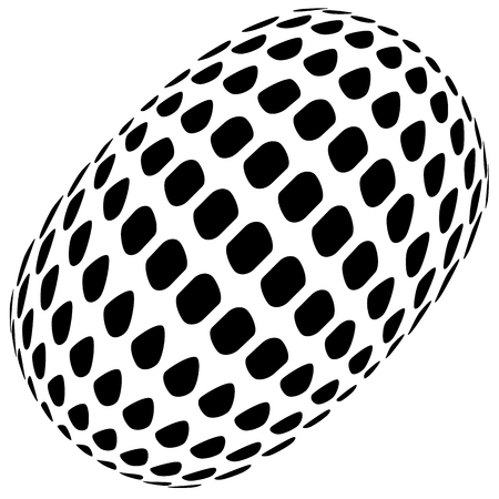 Mesh of squares with distortion effect. Simple artistic element. Other versions in my portfolio.のイラスト素材