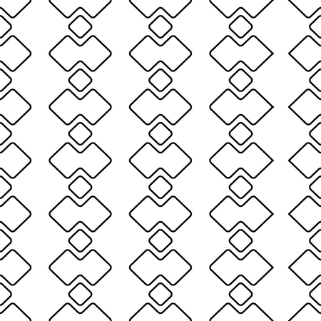 Abstract repeatable background, pattern. Monochrome vector texture.のイラスト素材