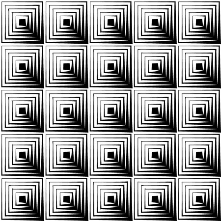 Regular seamless pattern with concentric squares. Seamlessly repeatable.のイラスト素材