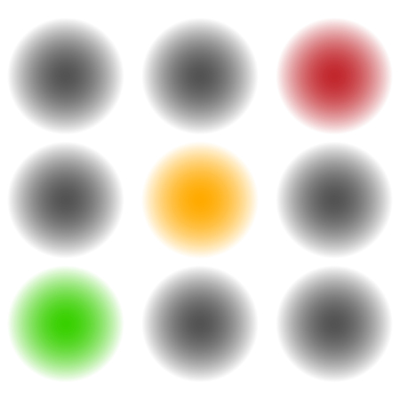 Traffic lights, traffic lamps, semaphors. Simple illustration.のイラスト素材